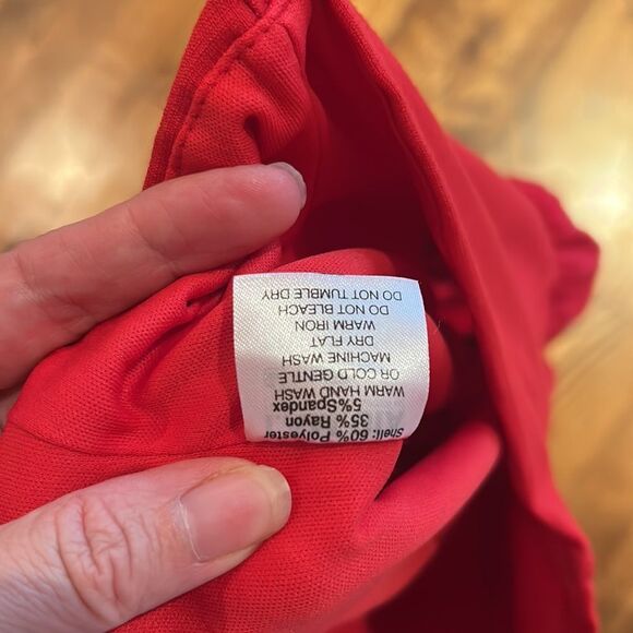 I am Gia Naomi red milk maid top small - Picture 12 of 15